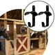 thumbnail image 4 of 2 Juegos Soporte para Bridas de Caballo Percha para Montura en Pared Organizadores de Cabezadas y Riendas Colgador de Accesorios Ecuestres Metálico, 4 of 7