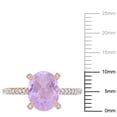 thumbnail image 2 of Everly Women's Amethyst 10K Rose Gold Engagement Ring, 2 of 7