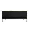 thumbnail image 6 of BASTCH Home Futon Sofa Bed, 67 Inch Sofa bed with Removable Armrests, Wood Frame, 2 Cup Holders, Convertible Sofa Bed for Living Room, 6 of 8