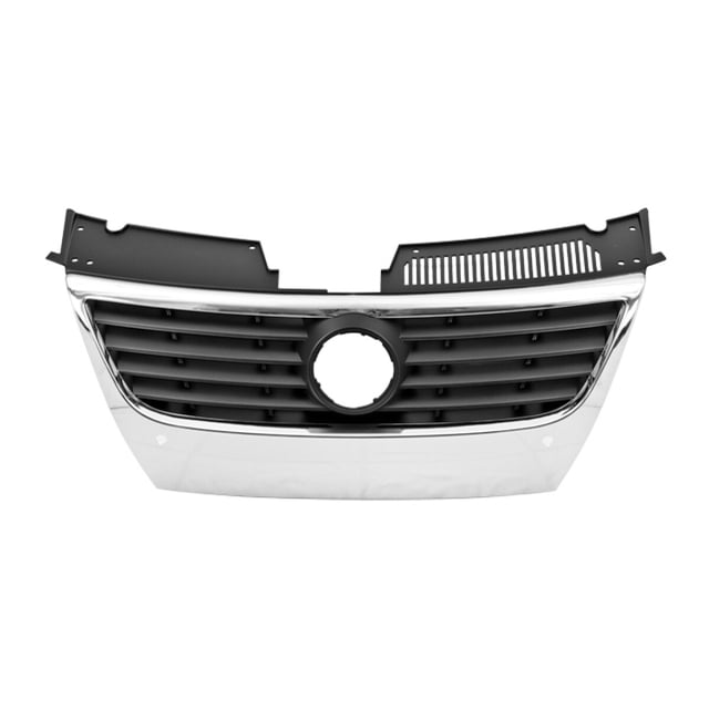 Parrilla Passat 2006 A 2011 Volkswagen TONG YANG Marco cromado Rejilla interior negra Con hoyo para sensor