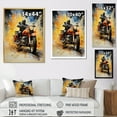 thumbnail image 4 of Designart "Adventure In An Industrial Motorcycle" Motorcycle Canvas Prints, 4 of 7