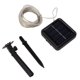 thumbnail image 2 of Lámpara de cuerda solar 100 LED Lámpara de cadena solar decorativa resistente al agua y a la intemperie para terraza, piscina y barandilla de árbol, 2 of 10