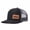 Black and gray, variant on UNDER NEW MANAGEMENT (SPEAK TO MY WIFE) Letter Leather Patch Color Block Trucker Hat Unisex Adjustable Cotton Breathable Fashion Cap for Travel Daily Wear