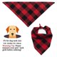 thumbnail image 2 of Paquete grande de 2 pañuelos de algodón, pañuelo, bufanda, accesorio de babero triangular, adecuado para cachorros de perros medianos y grandes, 2 of 8