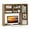 Natural, variant on Costway Desktop Bookshelf Desk Storage Hutch with 7 Open Cubbies & 3 Adjustable Shelves Natural