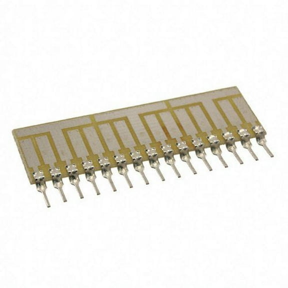 15 Pin SIP Discrete Surface Mount Integrated Circuit Adapter (1.5" x 0.5")