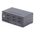 thumbnail image 3 of StarTech P2DD46A2-KVM-SWITCH 4K 60 Hz 2 Port Dual Monitor KVM Switch, 3 of 4