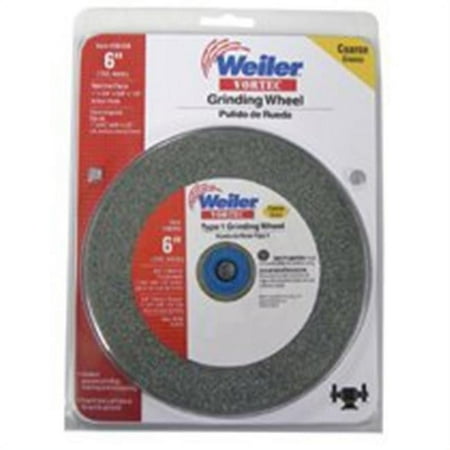 UPC: 0012382364595 | Weiler Vortec Pro Type 1 Grinding Wheels  6 X 3/4  1  Arbor  36 – 1 EA (804-36459)
