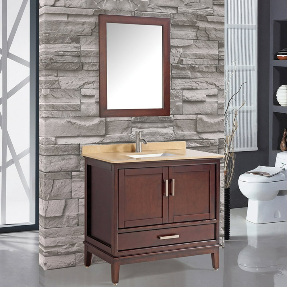 MTD Vanities Sierra 30 in. Single Sink Bathroom Vanity Set - Walmart