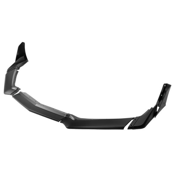 Ikon Motorsports Compatible with Chevy Corvette C8 ZR1 Style ABS Front Bumper Lip Matte Black