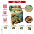 thumbnail image 5 of Sunflower Butterfly Table Runner 72 Inches Long,Retro Green Yellow Pastoral Floral Cotton Linen Table Runners Dresser Scarves,Decorative Tabletop Scarf Furniture Cover for Home Dinner Party 13"x72", 5 of 8