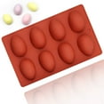 thumbnail image 3 of Taotanxi Silicone Egg Molds Easter 2Pcs, 2.4" Food Grade 3D Moulds for Vegan Deviled Eggs Peanut Filling 3D Chocolate Candy Jello Pudding Soap Gift, Oven Safe Baking Cake Kit, 3 of 6