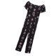 thumbnail image 1 of Gasa Pantalones Pierna cinturo de Mujeres Boda Novios Noches Caliente S Salvador Jumpsuit extra anular, 1 of 10