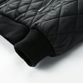 thumbnail image 3 of guisaled Winter Jackets for Men Diamond Quilted Lightweight Packable Warm Down Coats Padded Solid Hooded Zipper Cotton Outerwear, 3 of 6