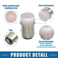 thumbnail image 4 of Unique Bargains 1157 3014SMD 5W LED Light Bulbs Universal for 1157 BAY15D 1016 1034 1157A Brake Light Red 5 Pair, 4 of 6