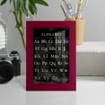 thumbnail image 4 of Alphabet Chart - Framed Print w/glass - Cherry Red, 4 of 6