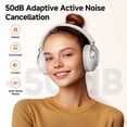 thumbnail image 2 of Auriculares inalámbricos QCY H3 PRO Adaptive ANC para colocar sobre las orejas, 2 of 8