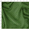 thumbnail image 4 of Soimoi Green Poly Georgette Fabric American Robin Bird Print Fabric by Yard 42 Inch Wide, 4 of 5