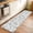 Dark gray, variant on 8x10 Area Rugs, Boho Gray Flower Non-Skid Rubber Backing Large Rectangle Rugs - Living Room Bedroom Home Office, Vintage Farmhouse Leaf Spring Plant Indoor Floor Mat Carpets Washable Rug