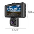 thumbnail image 4 of Shiny Car Stuff Qwtwty Dash Cam Front And Inside 1080P Dash Camera for Cars IR Night Vision Car Camera,APP WiFi Control, Induction on Clearance, 4 of 9
