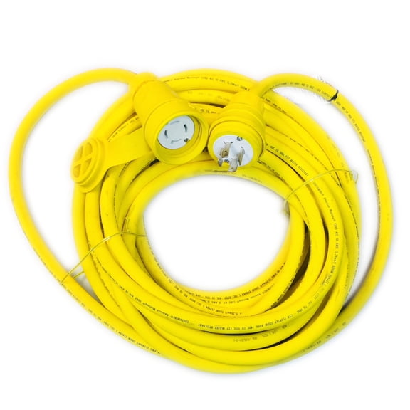 28W77A104, 1301430282 Watertite Cordset Nema L17-30 50' 10-4 Cord