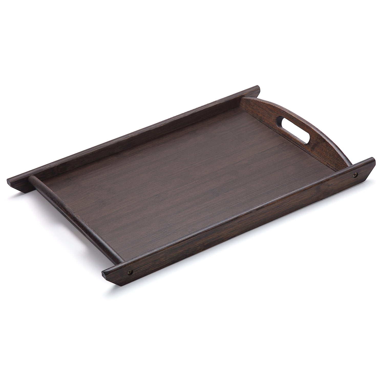 ReaNea Serving Tray with Handles Wooden Food Tray, Serving Platters