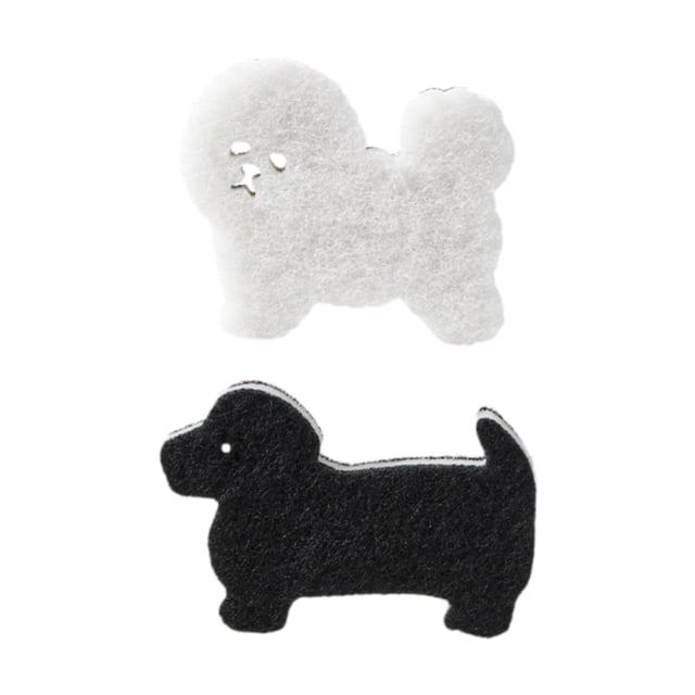2 esponjas de cocina, esponjas absorbentes, lindas, para limpieza del hogar, accesorios de cocina, estropajo suave, antirayaduras.