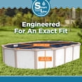 thumbnail image 2 of SmartLine 16' x 24' Oval River Slate Overlap Above Ground Swimming Pool Liner, 48"/52" Height , 25 Gauge, 2 of 6