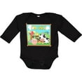 thumbnail image 3 of Inktastic I'm One Farm Animals Wearing Birthday Party Hats Boys or Girls Long Sleeve Baby Bodysuit, 3 of 5