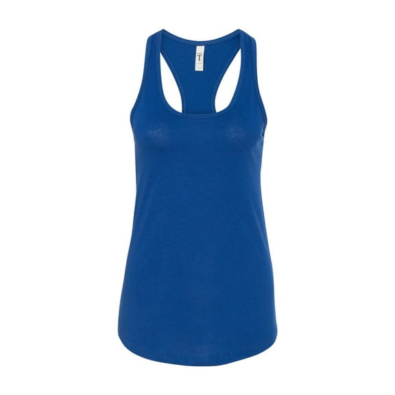 Next Level - Basic Tank Tops for Women - Blue Workout Clothes Gym Tops - Racerback Women Tank Tops - Plain Daily Comfortable Tee