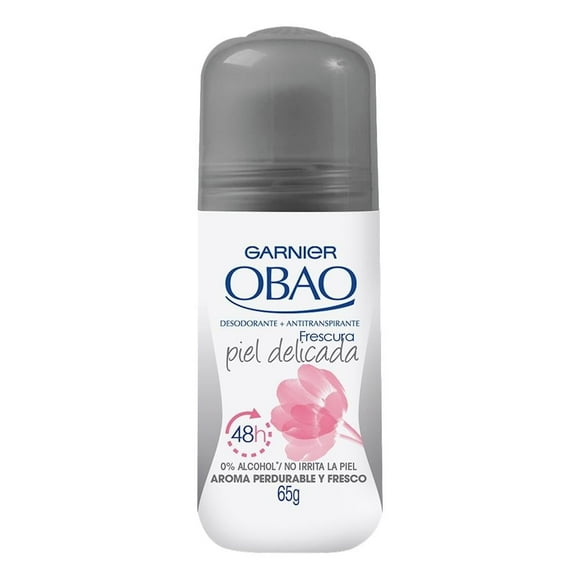Desodorante antitranspirante Garnier Obao frescura en roll on para dama 65 g