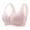Pink, variant on Sngxgn Front Closure Bra for Women Seamless Unlined Underwire T-Shirts Bra(Pink,XL)