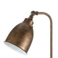 thumbnail image 2 of Metal Round 25" Table Lamp with Adjustable Pole, Bronze, 2 of 5