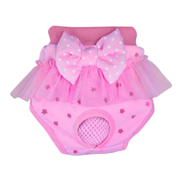 Couches pour Chien Réutilisables Culottes Hygiéniques pour Chien Culottes Physiologiques en Coton pour Petits Chiens