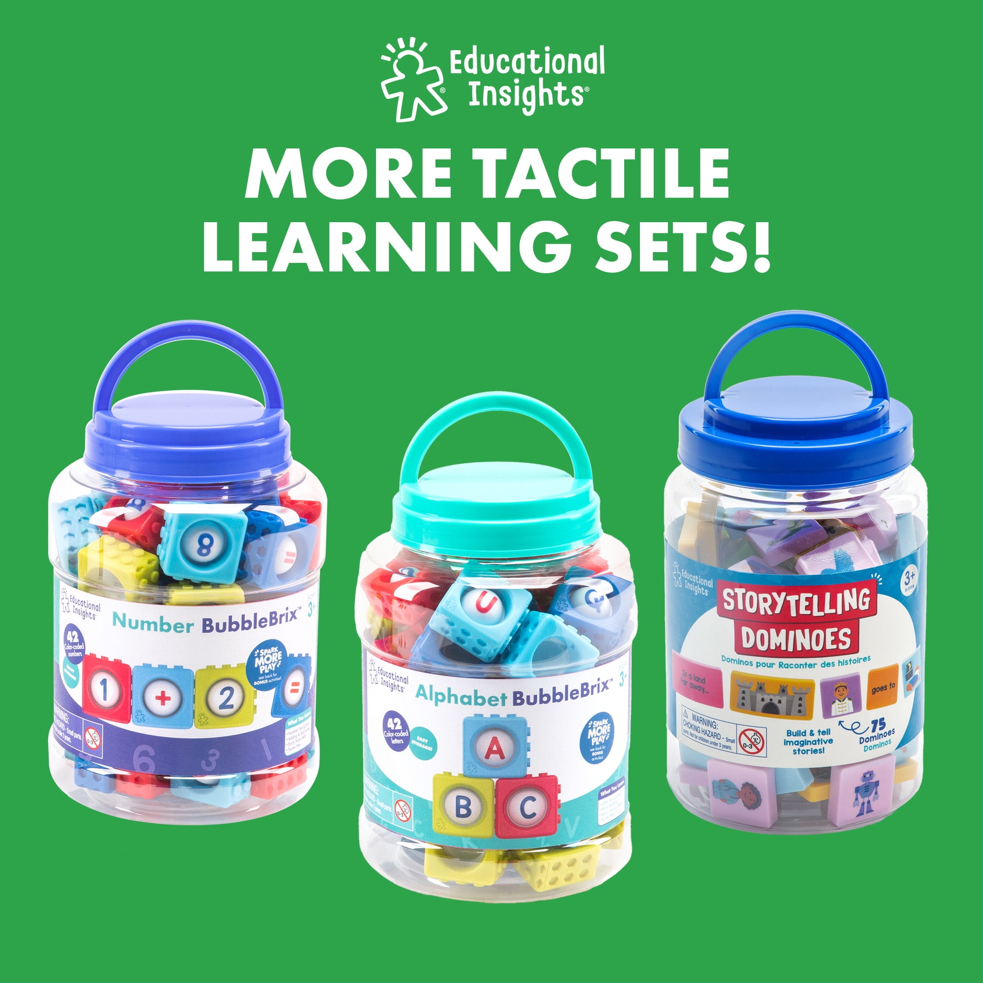 Educational Insights Lowercase Alphabet Bubblebrix™ Toddler Learning Toys, Preschool ABC Toys, Flash Cards