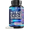 Extra Strength Nitric Oxide Supplement 3X Strength L Arginine, Citrulline Malate, AAKG, Beta Alanine - Premium Muscle Supporting Nitric Booster - Natural Energy & Heart Health Support - 60 Capsules