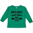 thumbnail image 3 of Inktastic North Dakota Awesome Since 1889 Boys or Girls Long Sleeve Toddler T-Shirt, 3 of 5