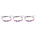 thumbnail image 2 of ziyahi Bohemian Style Bracelets Adjustable Braided Handmade Anklet Accessories 3Set, 2 of 6