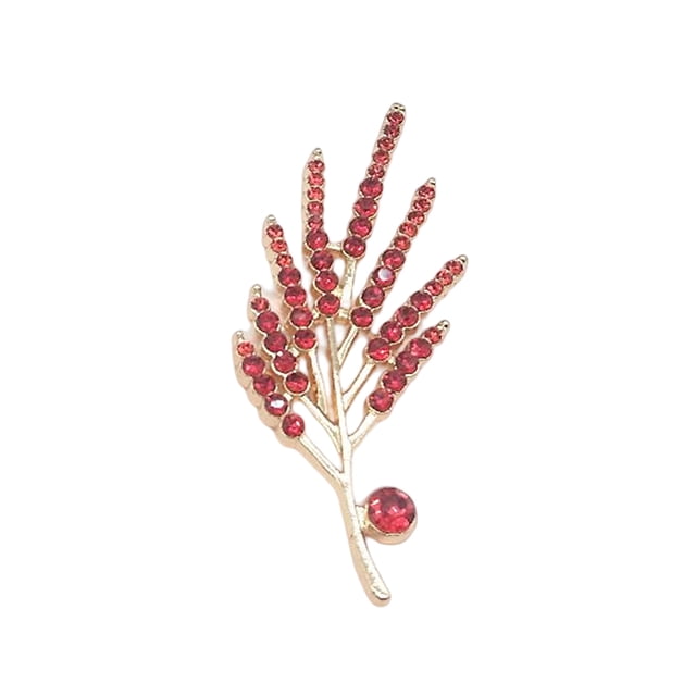 Qarigey Broche de ropa de cristal DIY, colgante artesanal, decoración de aleación, adorno, accesorios para fabricación de joyas, componentes Ropa, zapatos y accesorios Miscelánea Rojo Qarigey AP015705-02