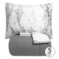 thumbnail image 2 of Sweet Home Collection Bed-In-Bag Comforter & Marble Print Sheet Set, 2 of 3