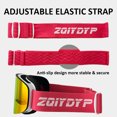 thumbnail image 2 of ZQIYDYP ski goggles magnetic snow goggles anti-fog uv protection, 2 of 5