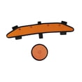 thumbnail image 2 of koolsoo Doublure de Casque Rigide Doublure Rafraîchissante de Casque Rigide pour Activités Industrielles de Plein Air Orange, 2 of 9