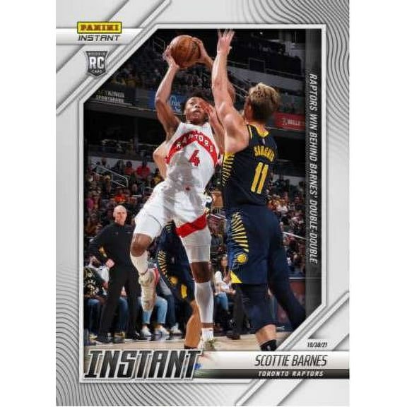 NBA 2021-22 Instant Basketball   Scottie Barnes Trading Card