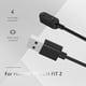 thumbnail image 1 of Cargador de reloj de cable de carga magnética USB de 1 m para Huawei Watch Fit 2 (negro), 1 of 7