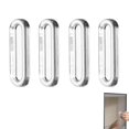 thumbnail image 1 of Tiradores de dedo Iensen 7,5 x 2,5 cm transparentes de PU, set de 4 piezas, 1 of 6