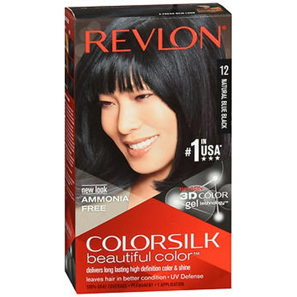 Revlon ColorSilk Couleur des Cheveux 12 Naturel Bleu Noir