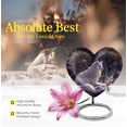 thumbnail image 5 of Winter's Whisper Little Urns For Human Ashes - Decorative Heart Urns For Human Ashes - Funeral Urns For Human Ashes - Adult Cremation Heart Urns - Human Remains Urns (Size-3inch,1pcs), 5 of 5