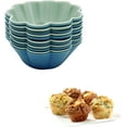 thumbnail image 1 of Starfrit Silicone Muffin Liners - Reusable & Non-Stick Baking Cups - Blue & Green - Pack-12, 1 of 4