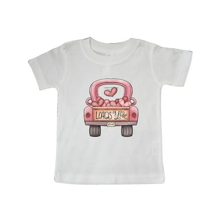

Inktastic Loads of Love Valentines Day Pick Up Truck Gift Baby Boy or Baby Girl T-Shirt