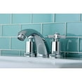 thumbnail image 1 of Kingston Brass Millennium Mini Widespread Lavatory Faucet, Polished Chrome, 1 of 1